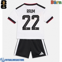 Fotballdrakt Barn Tyskland David Raum #22 Hjemmedraktsett VM 2026 Kortermet (+ Korte bukser)